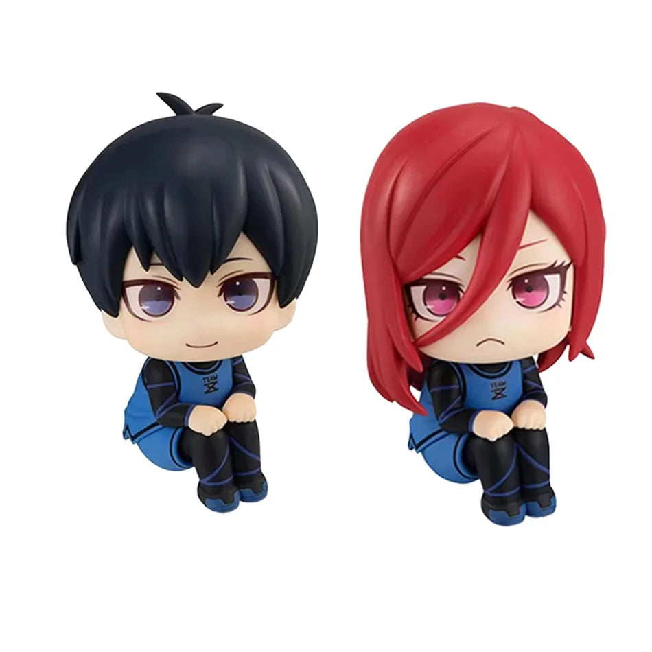 Blue Lock Q-Version figurky – Isagi & Bachira | Roztomilé sběratelské PVC modely.