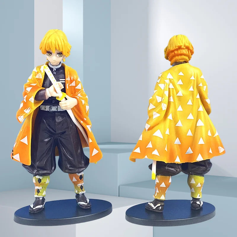 Anime figurka Demon Slayer: Kimetsu no Yaiba – Kamado Tanjirou / Agatsuma Zenitsu / Nezuko. Akční PVC model – sběratelská figurka.