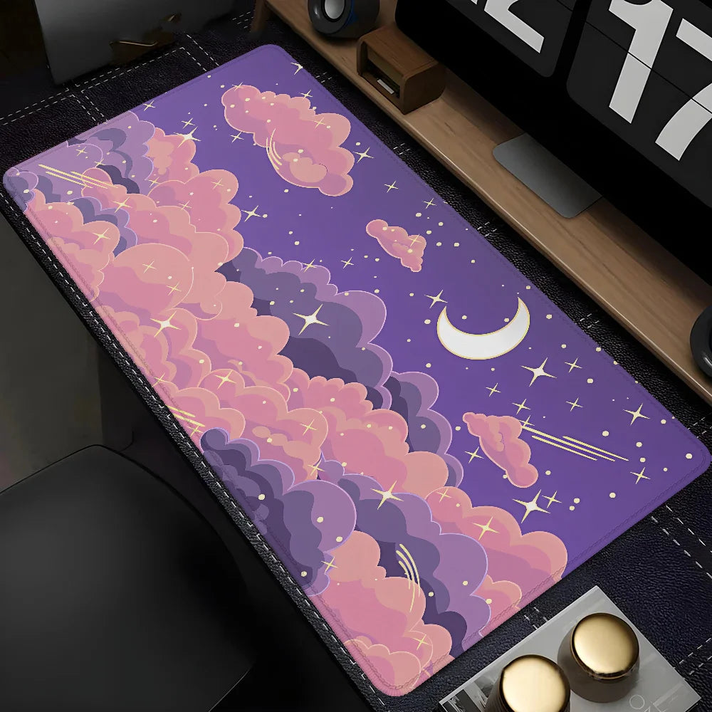 Skyscape Gaming Set – Velká Herní Podložka pod Myš, Anime Design, Doplněk pro Notebook i PC