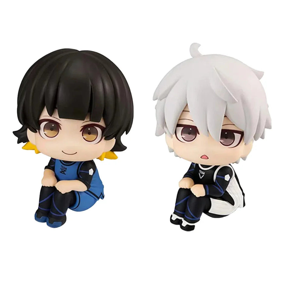 Blue Lock Q-Version figurky – Isagi & Bachira | Roztomilé sběratelské PVC modely.