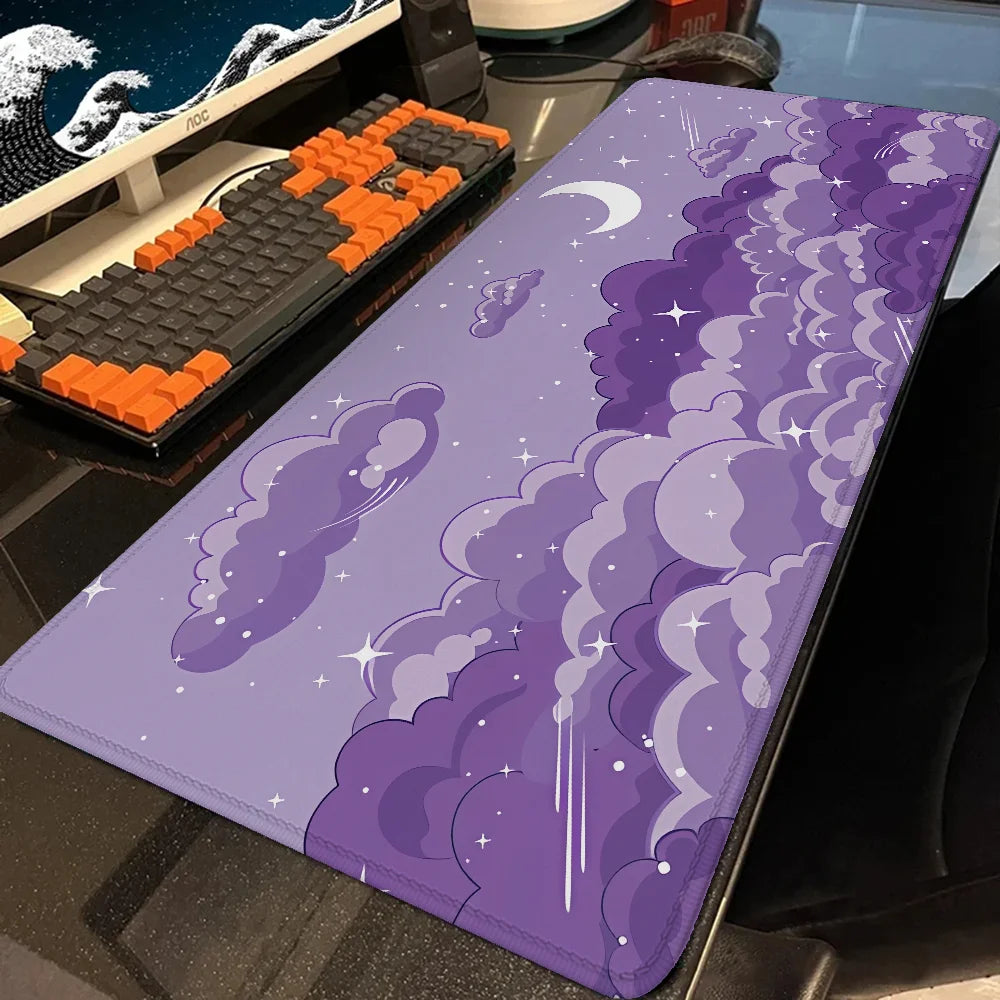 Skyscape Gaming Set – Velká Herní Podložka pod Myš, Anime Design, Doplněk pro Notebook i PC