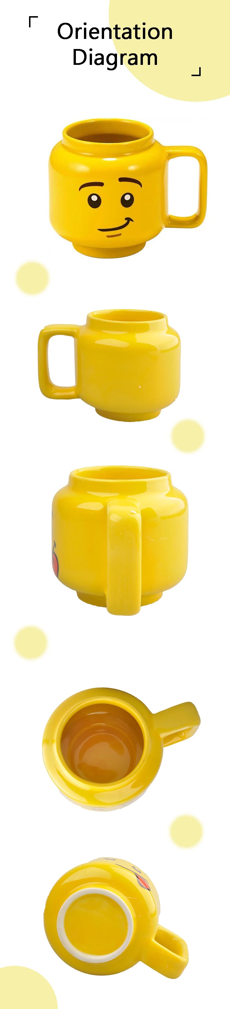 Keramický Hrnek 250 ml – Kreslený Motiv s Roztomilou Popletou Postavičkou, na Kávu, Čaj či Mléko – Pro Páry, Přátele i Rodinu