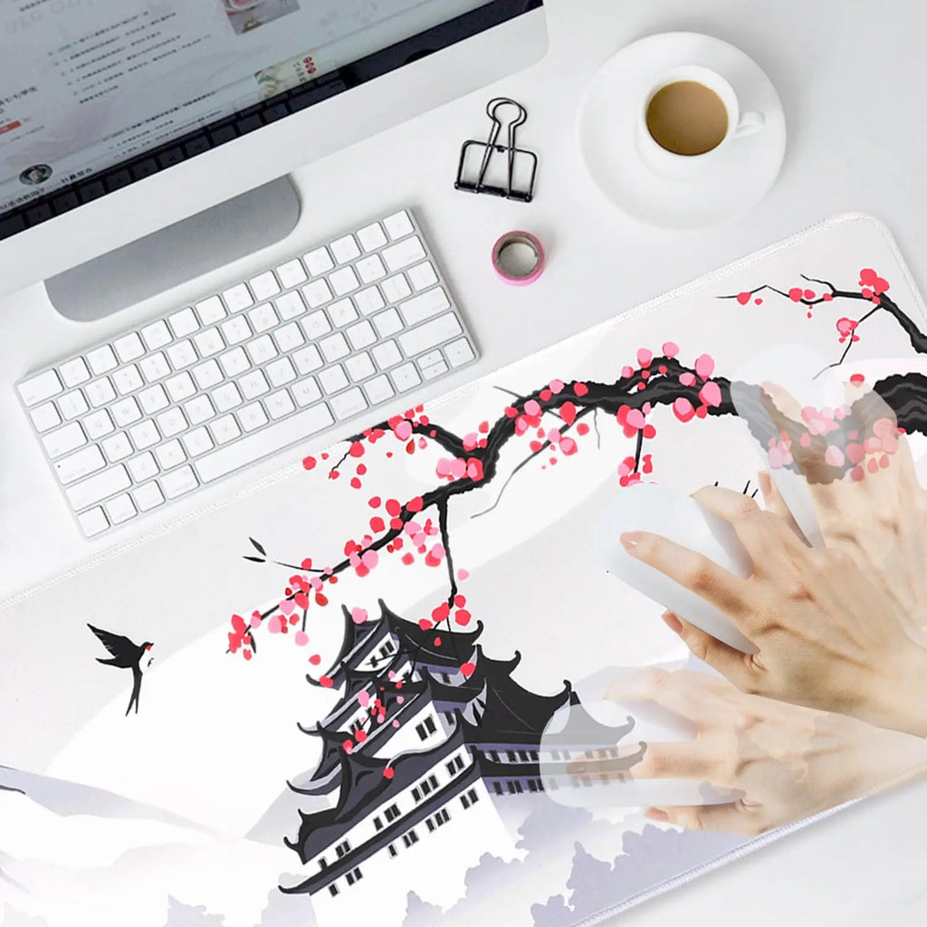 XXL herní podložka pod myš a klávesnici – gumová, protiskluzová, pro notebook i PC