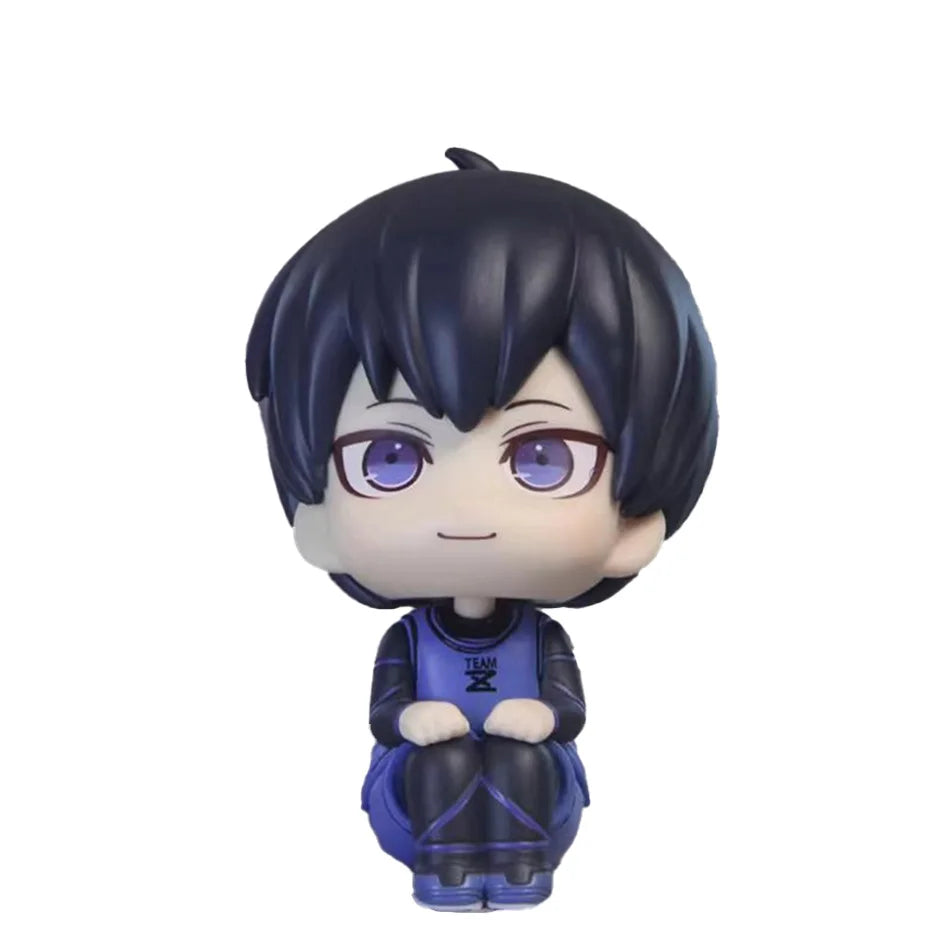 Blue Lock Q-Version figurky – Isagi & Bachira | Roztomilé sběratelské PVC modely.