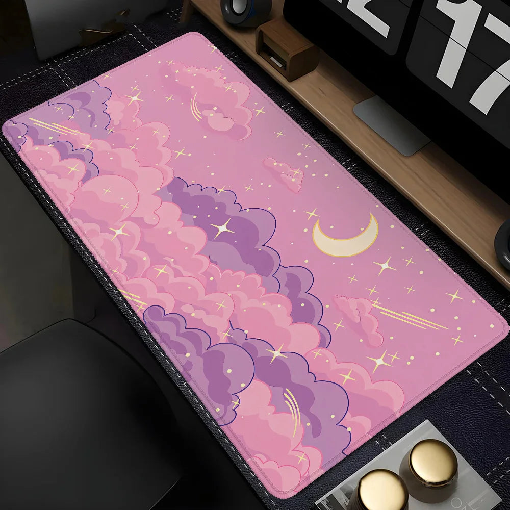 Skyscape Gaming Set – Velká Herní Podložka pod Myš, Anime Design, Doplněk pro Notebook i PC