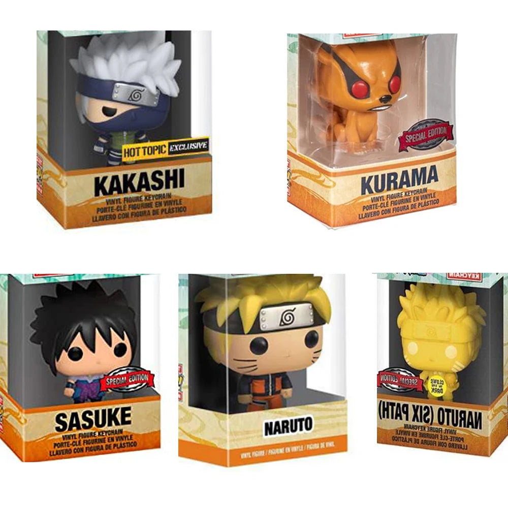 Japonské Anime Figurky – Kakashi, Kurama, Sasuke a Naruto – Sběratelské Modely